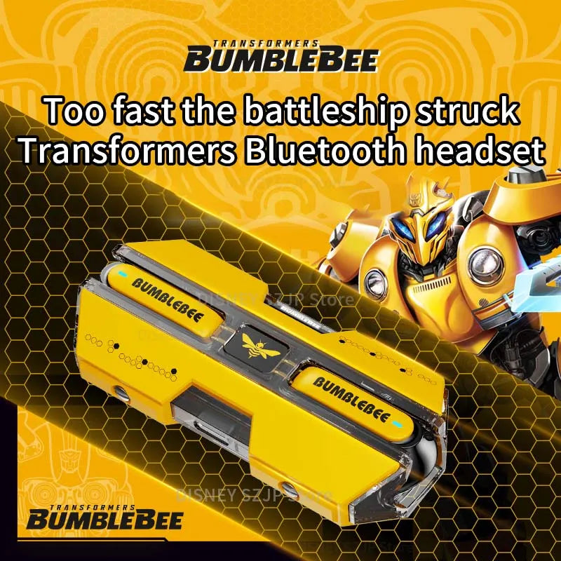 Wireless Bluetooth 5.3 Headset Transformers / Bumblebee TF-T01 Gaming Headphone HIFI Stereo Sound Earphones Long Standby - Bumble Tunes
